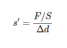 formule de la raideur dynamique